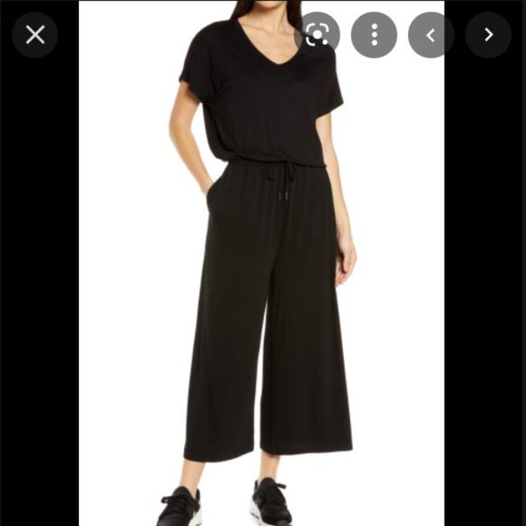 Sweaty Betty Pants - Sweat Betty Take It Easy Drawstring Jersey Jumpsuit